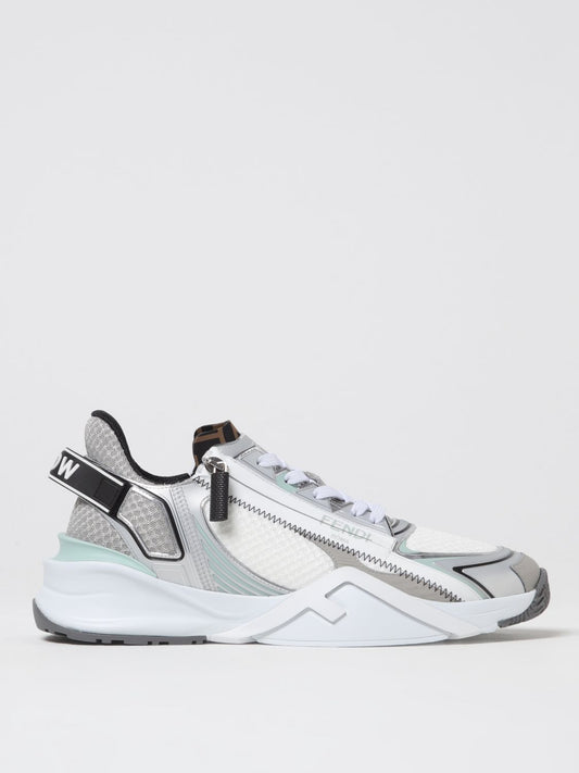 Fendi Sneakers Men Silver