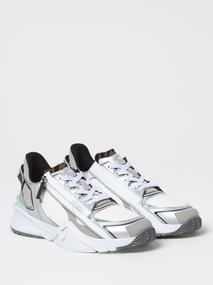 Fendi Sneakers Men Silver