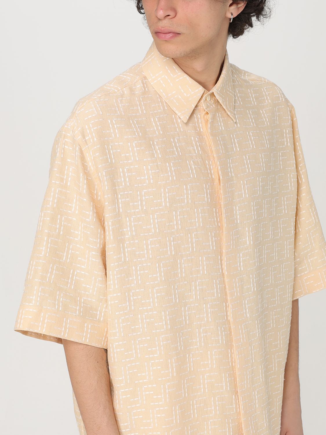 Fendi Shirt Men Black