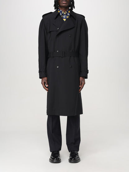 Fendi Trench Coat Men Black