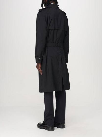 Fendi Trench Coat Men Black