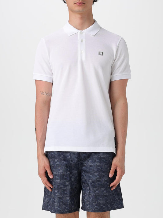 Fendi Polo Shirt Men White