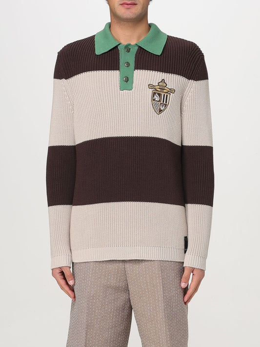 Fendi Polo Shirt Men Beige