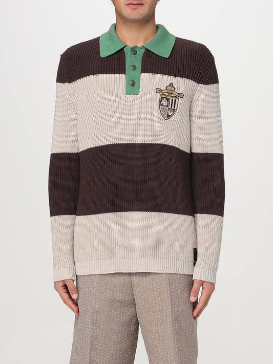 Fendi Polo Shirt Men Beige