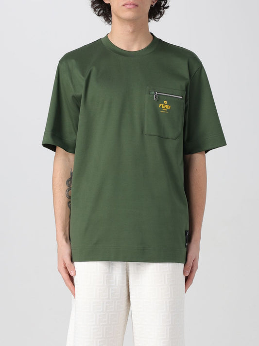 Fendi T Shirt Men Green