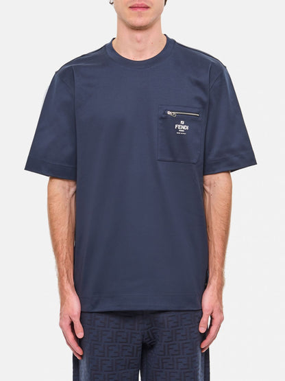 Fendi T Shirt Men Navy