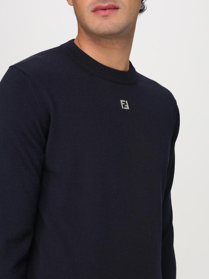 Fendi Sweater Men Blue