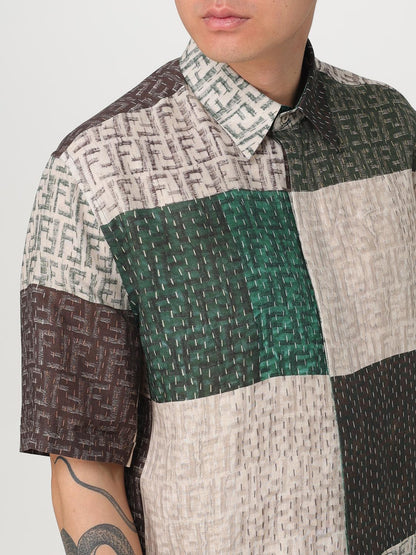 Fendi Shirt Men Beige