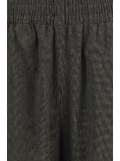 Golden Goose Journey wool blend Pants - Deep Tundra