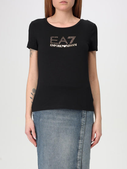 Ea7 T Shirt Woman Black