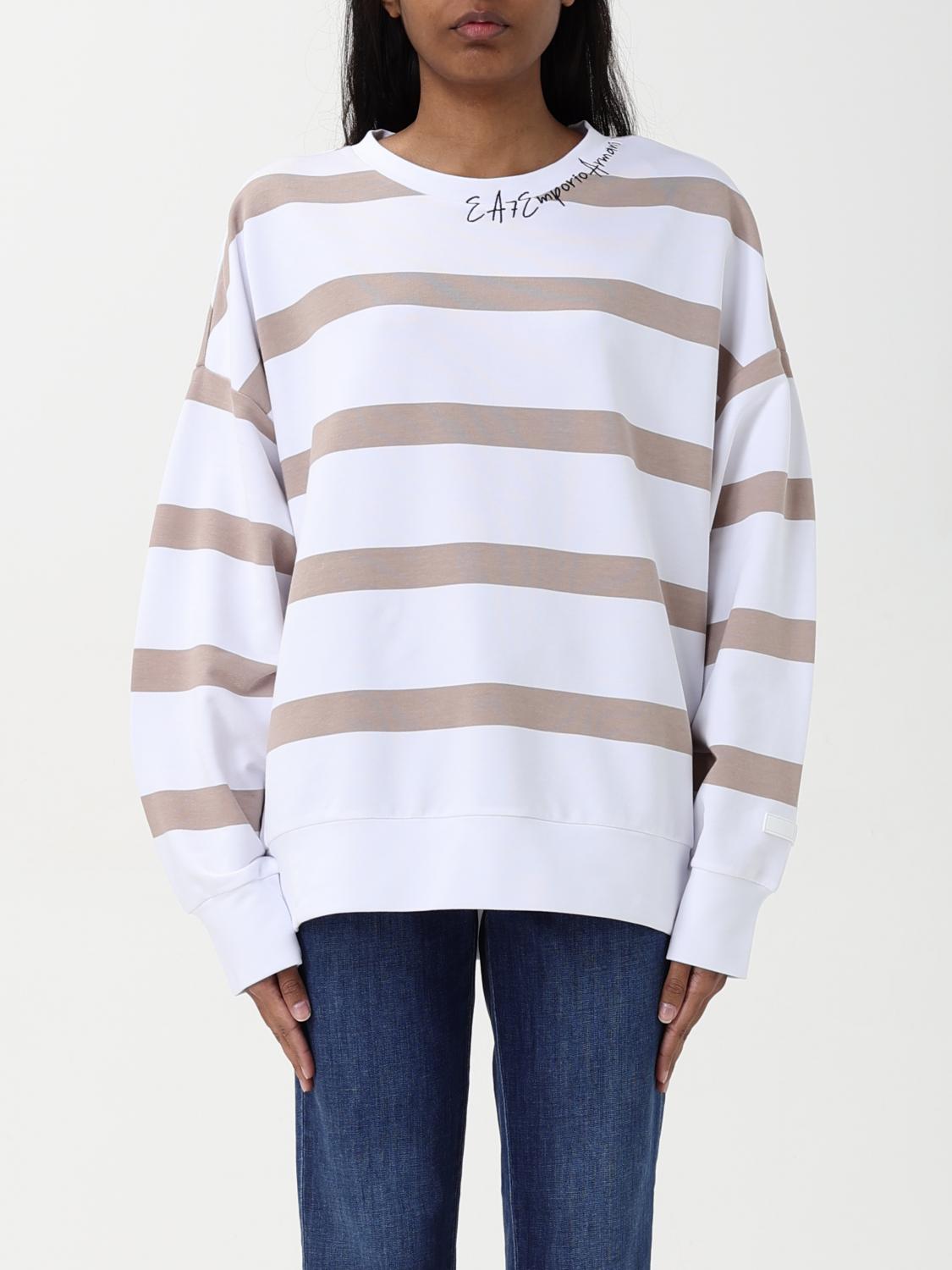 Ea7 Sweatshirt Woman Beige