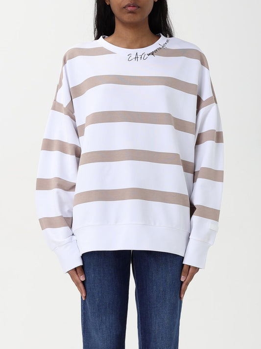 Ea7 Sweatshirt Woman Beige