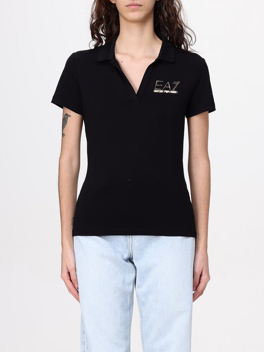 Ea7 Polo Shirt Woman Black