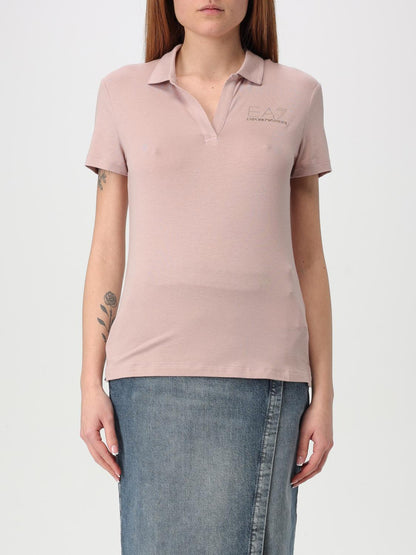 Ea7 Polo Shirt Woman Natural