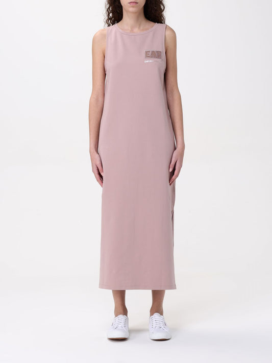 Ea7 Dress Woman Blush Pink