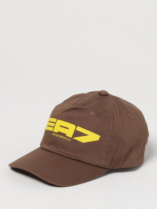 Ea7 Hat Men Brown