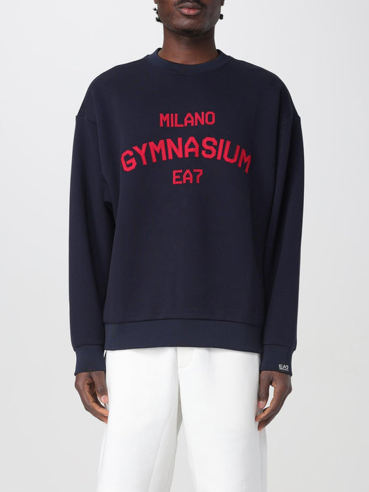 Ea7 Sweatshirt Men Blue