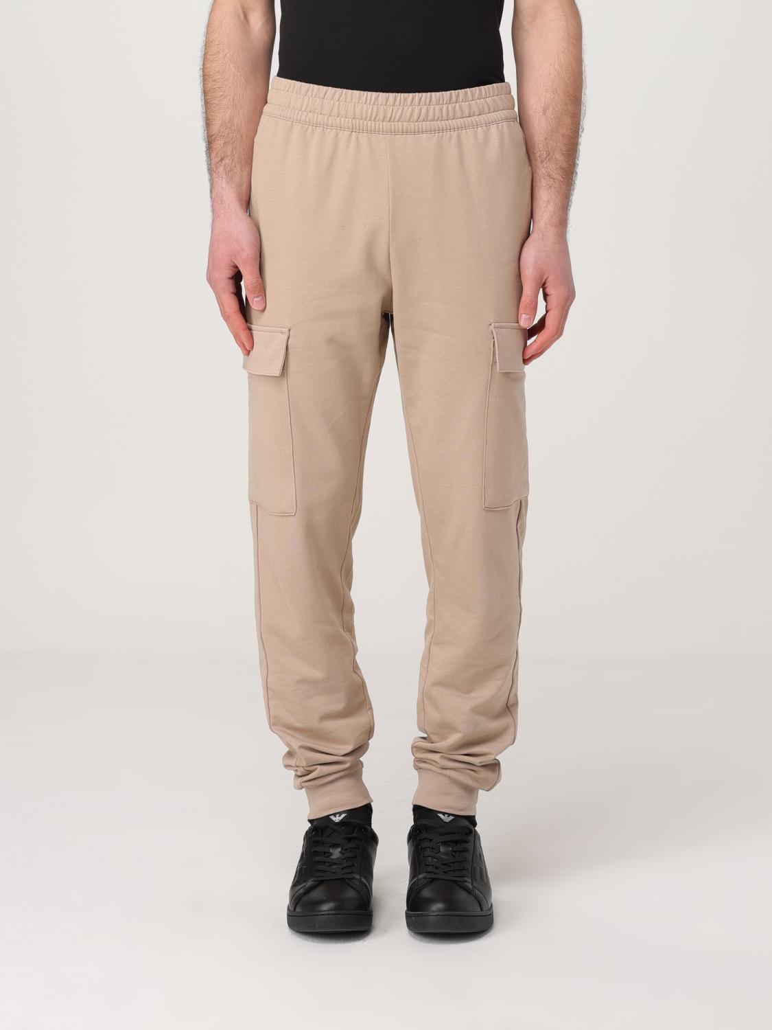 Ea7 Pants Men Beige
