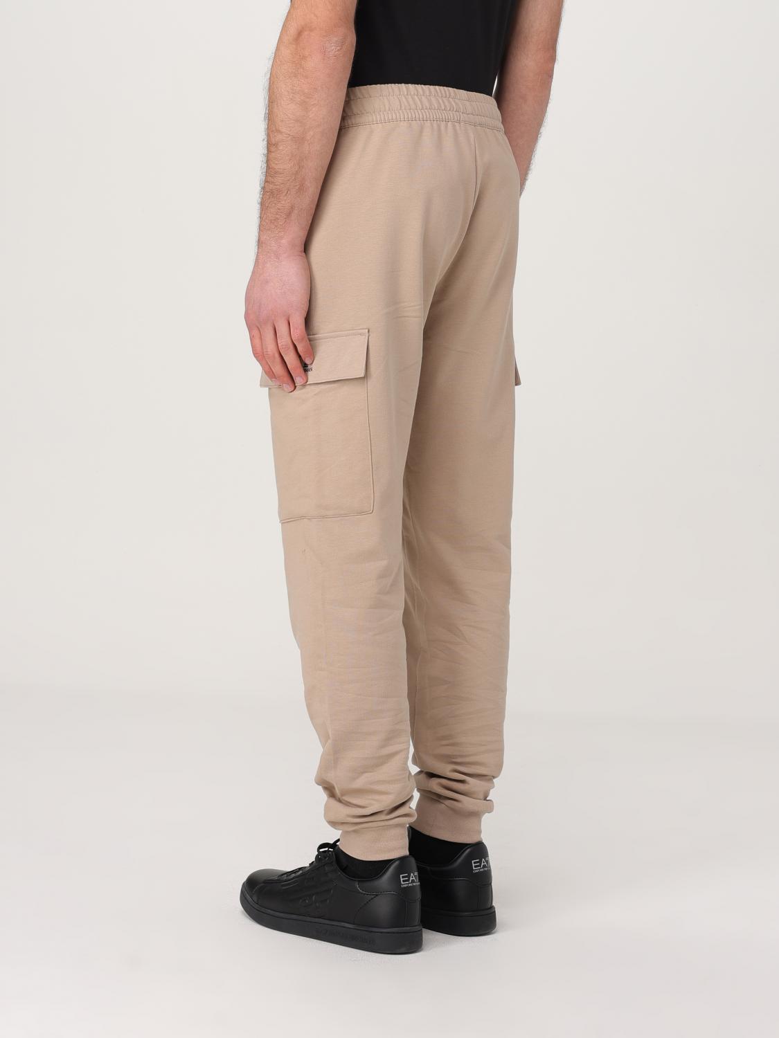 Ea7 Pants Men Beige