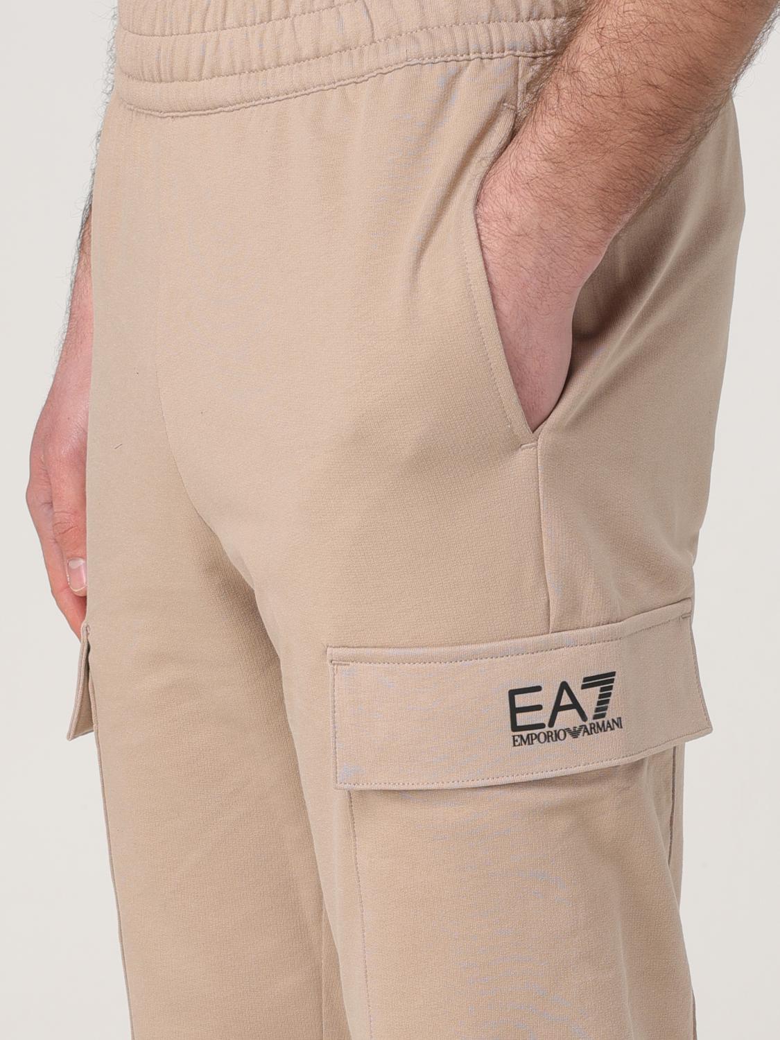 Ea7 Pants Men Beige