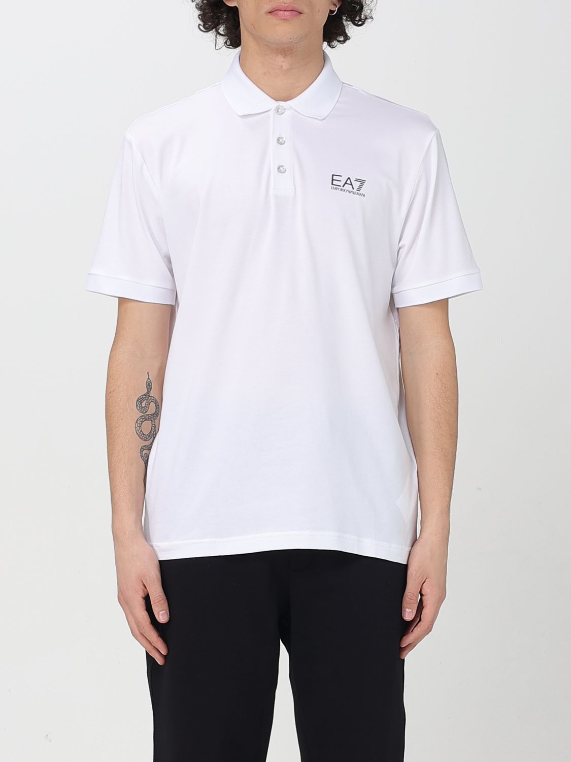 Ea7 Polo Shirt Men White