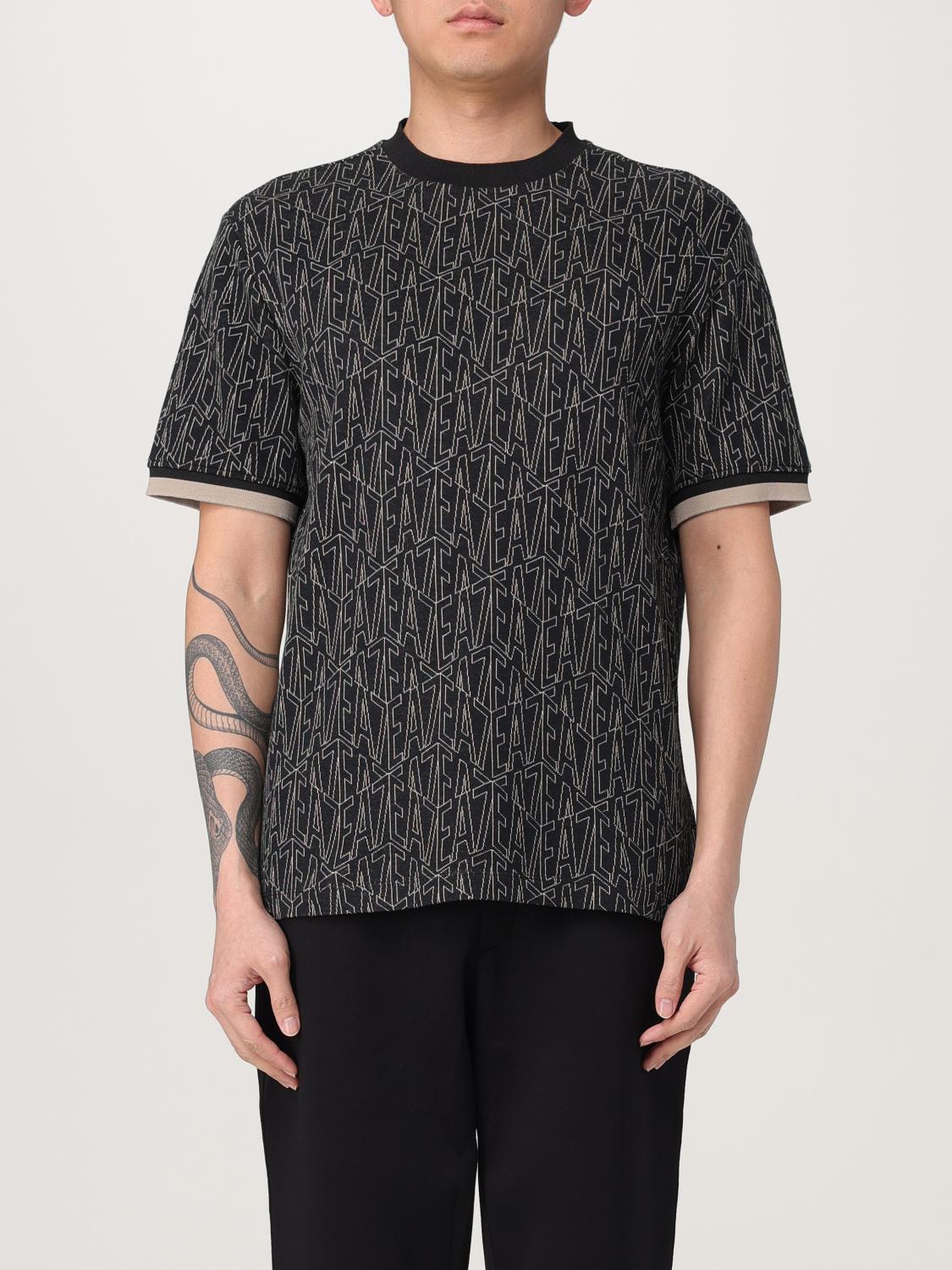 Ea7 T Shirt Men Beige