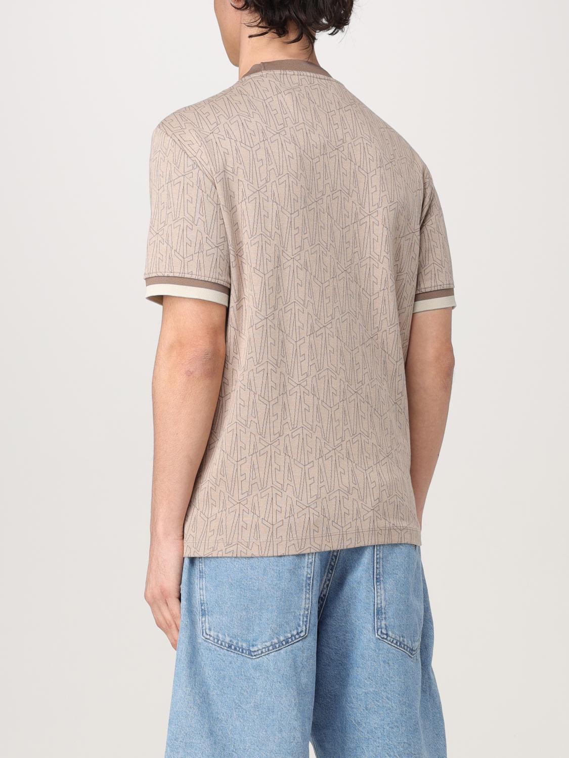Ea7 T Shirt Men Beige