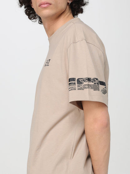 Ea7 T Shirt Men Beige