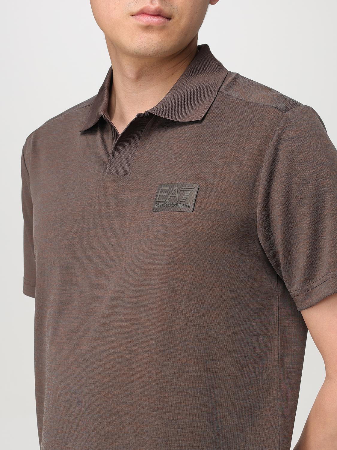 Ea7 Polo Shirt Men Black