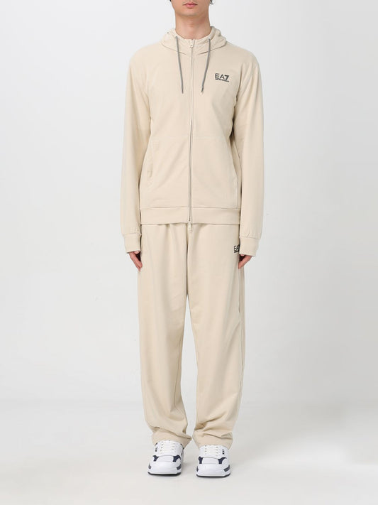 Ea7 Sweat Men Beige