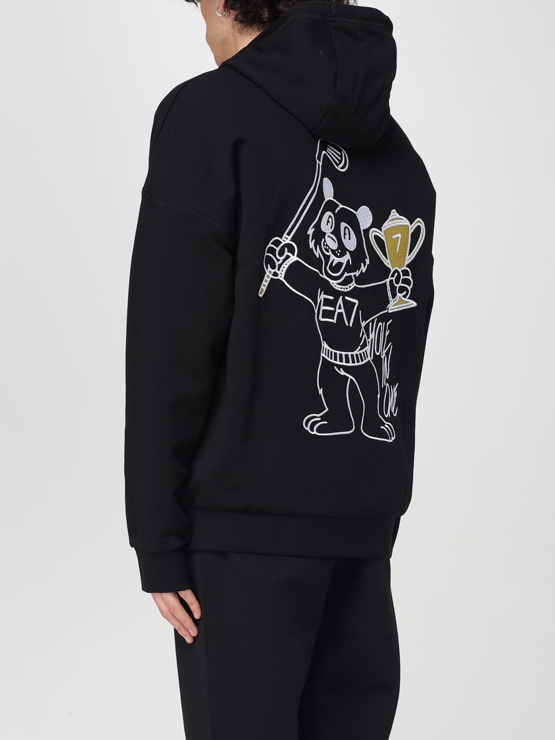 Ea7 Sweatshirt Men Black