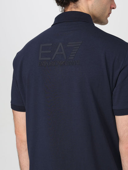 Ea7 Polo Shirt Men Blue