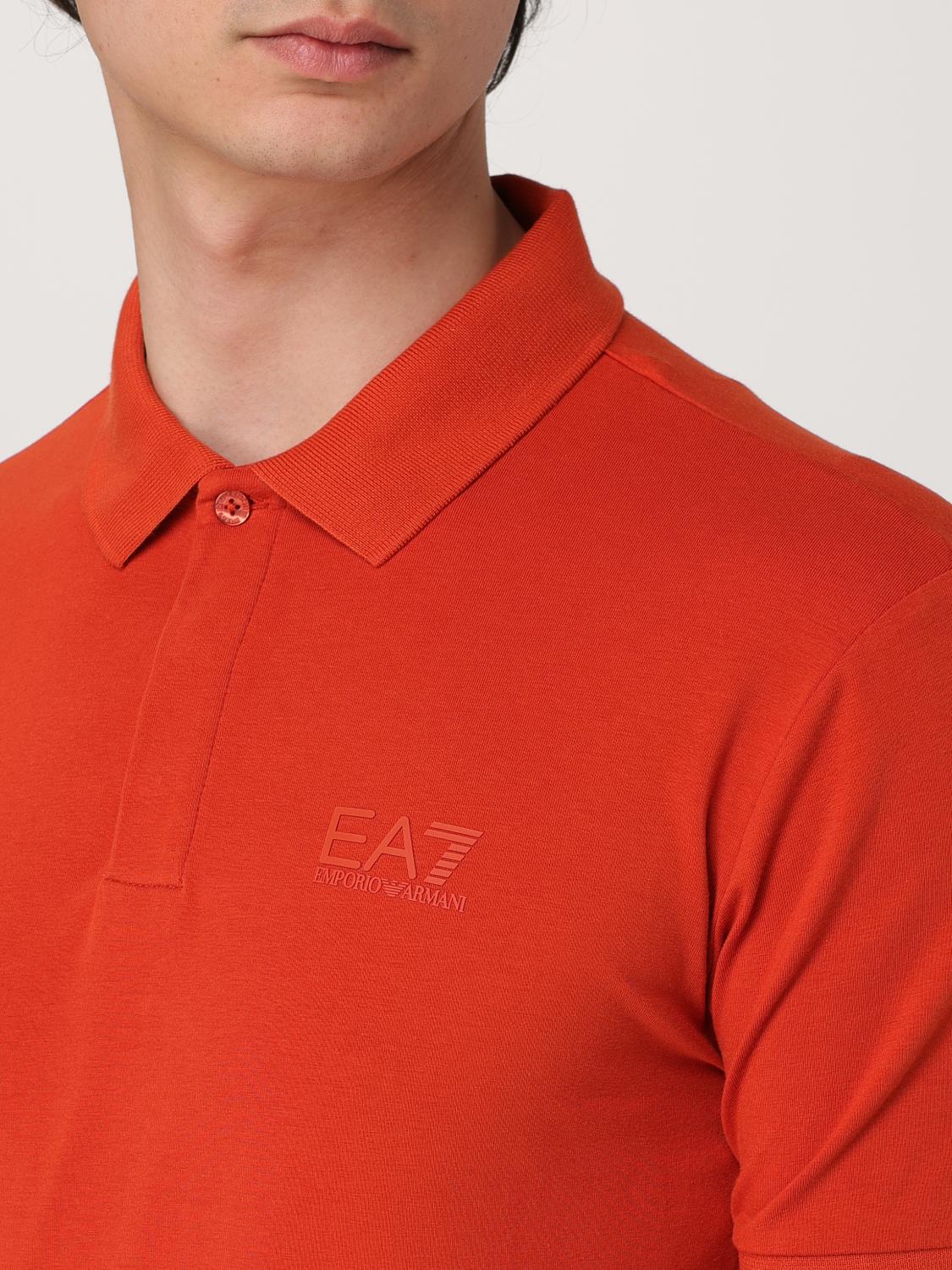 Ea7 Polo Shirt Men Blue