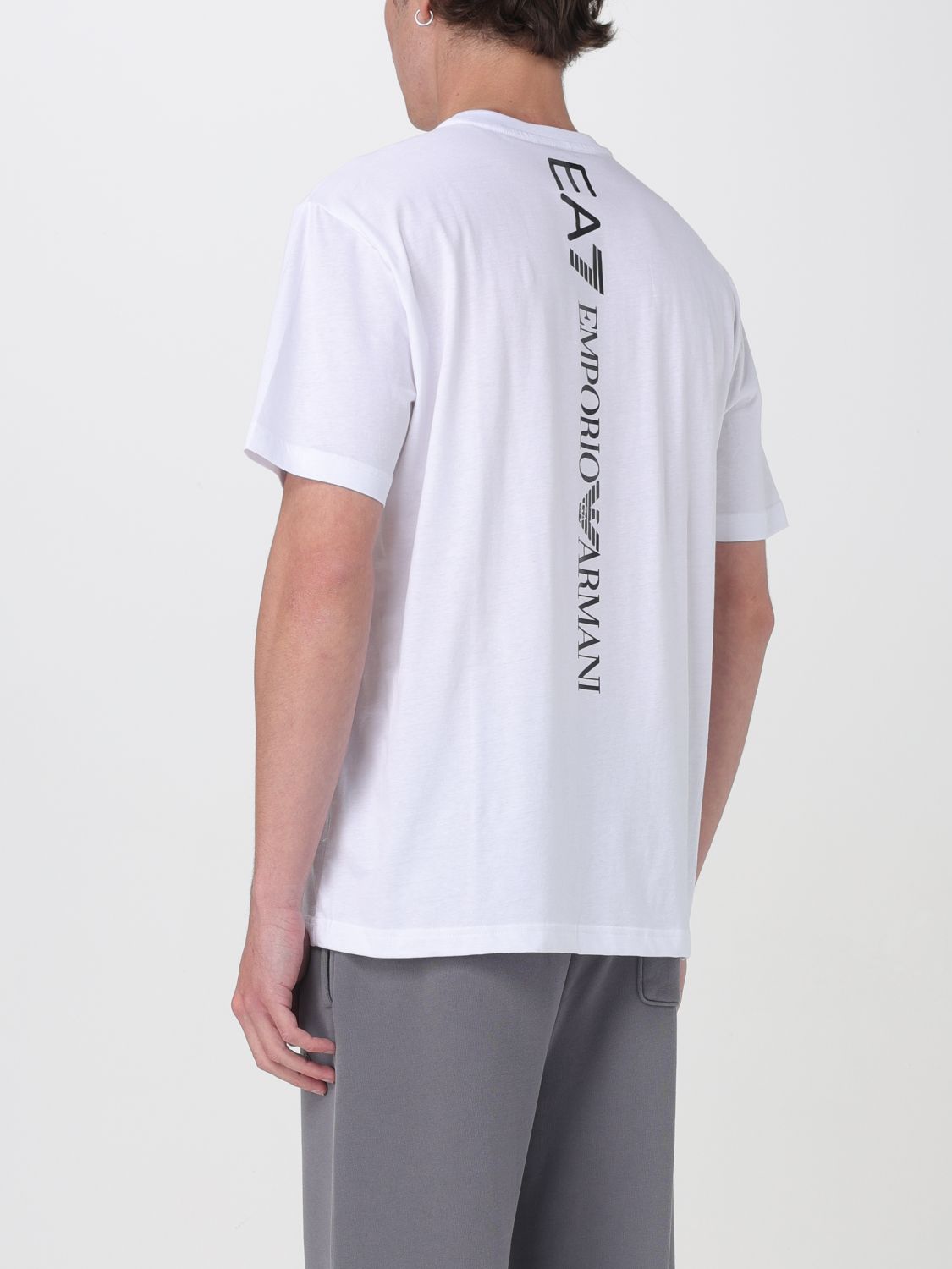 Ea7 T Shirt Men Beige