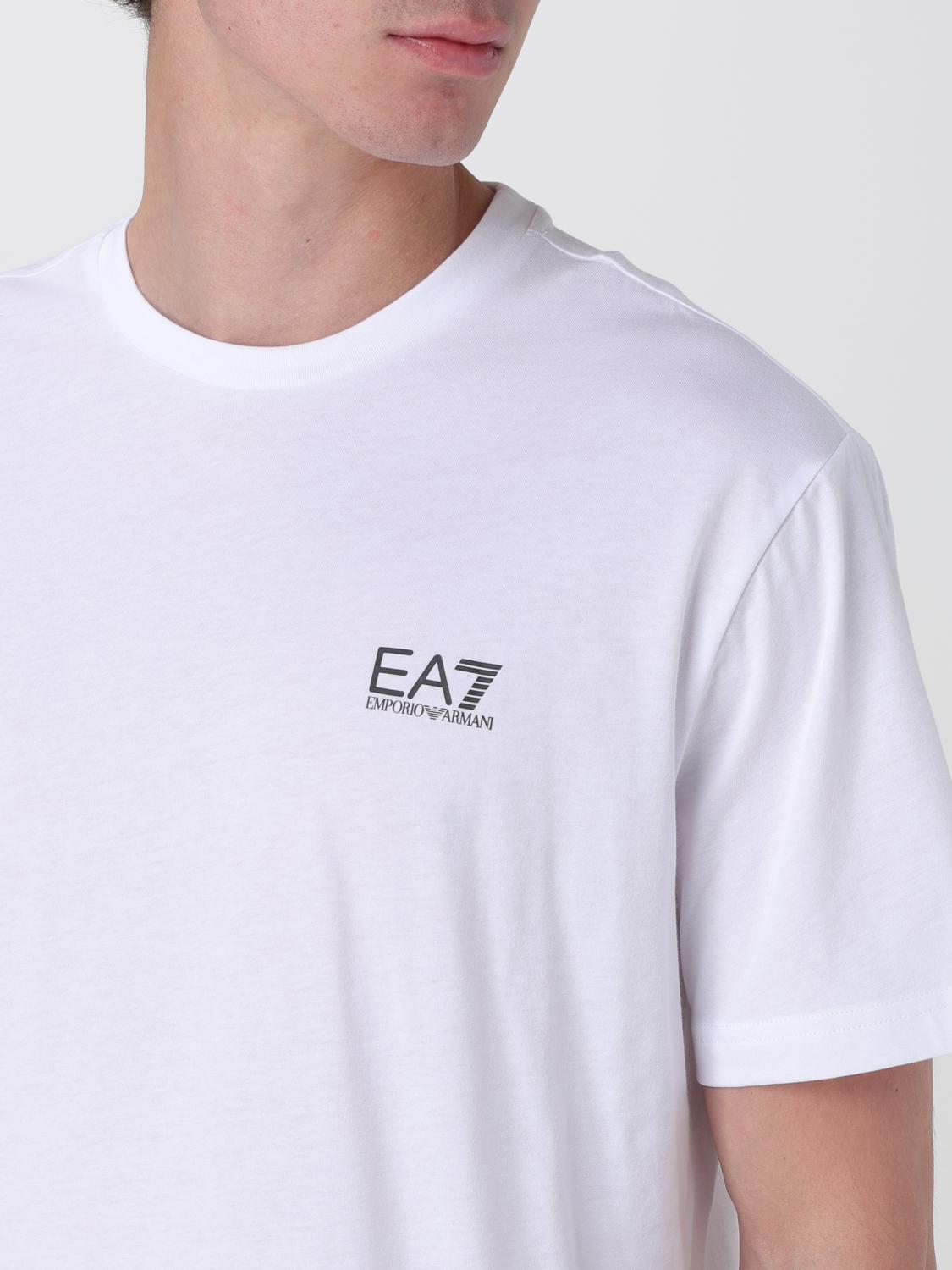 Ea7 T Shirt Men Beige