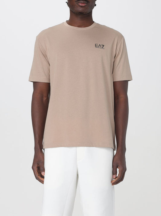 Ea7 T Shirt Men Beige