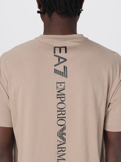 Ea7 T Shirt Men Beige