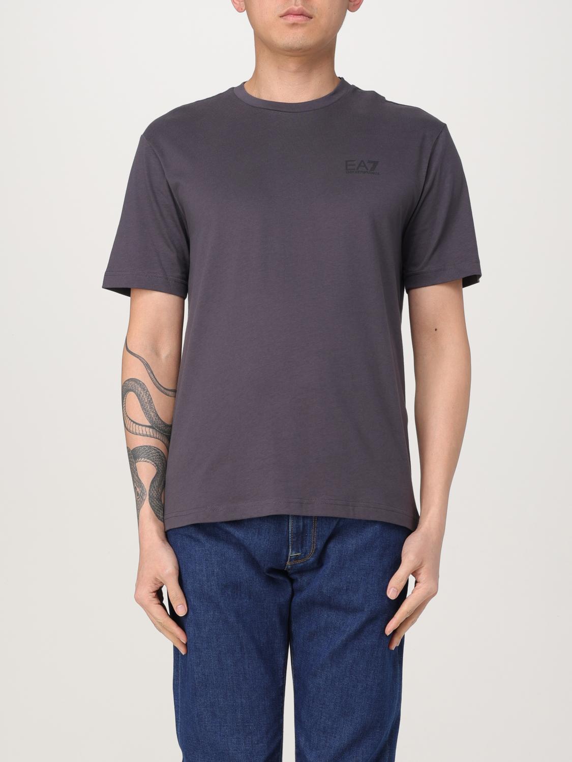 Ea7 T Shirt Men Beige