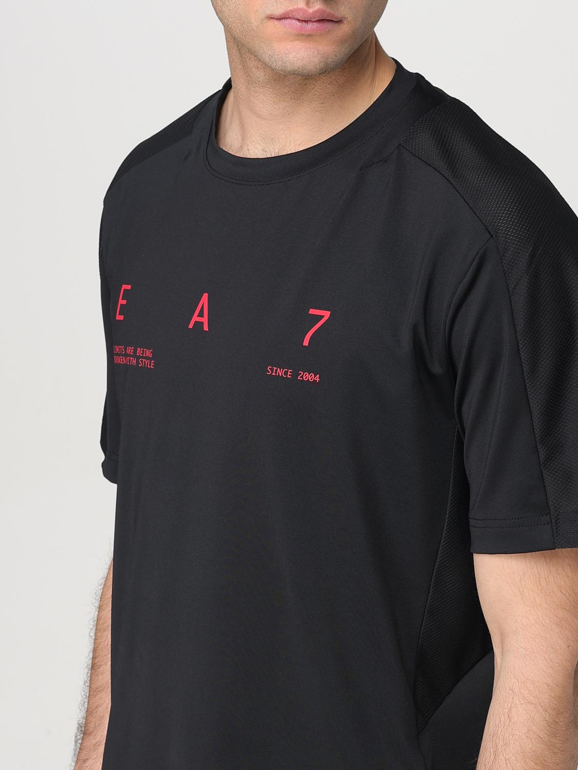 Ea7 T Shirt Men Black
