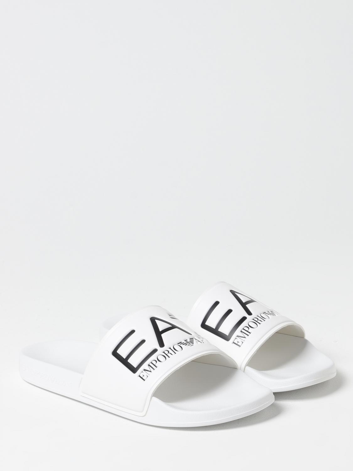 Ea7 Sandals Men Beige