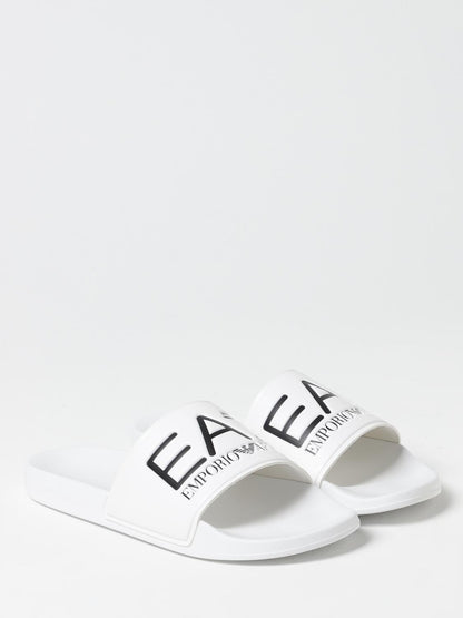 Ea7 Sandals Men Beige