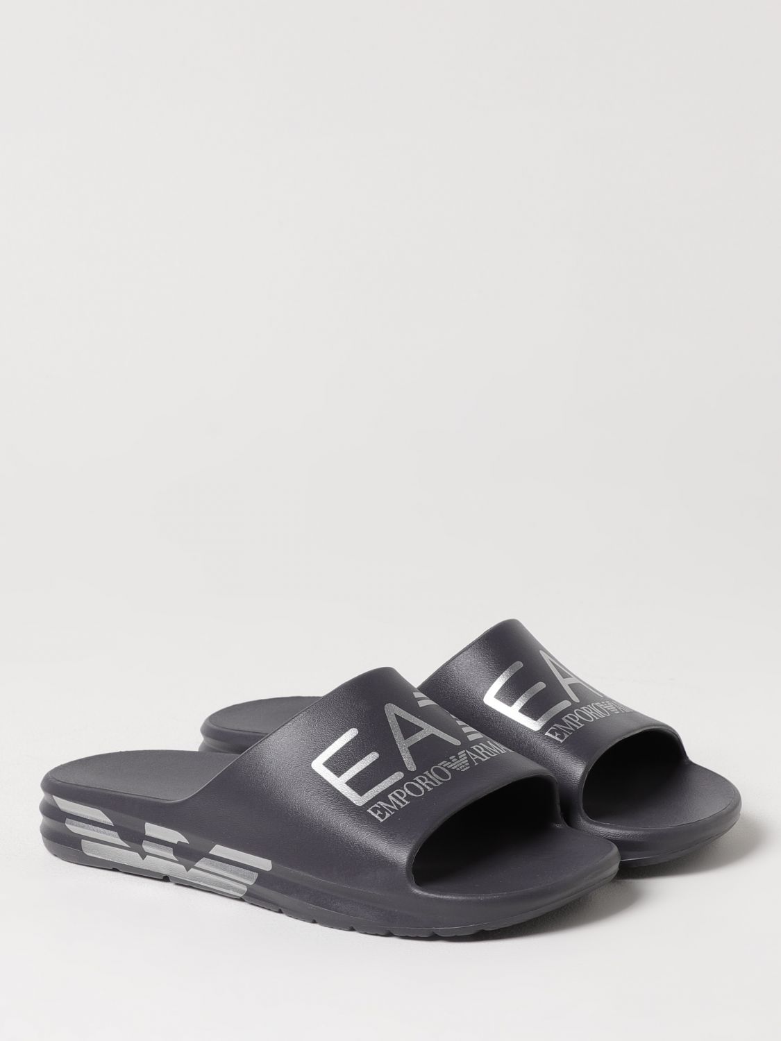 Ea7 Sandals Men Black 1