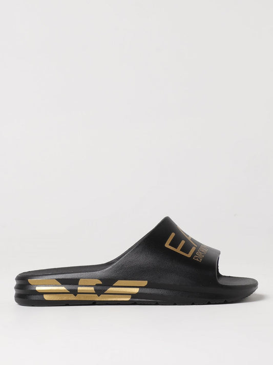 Ea7 Sandals Men Black 1