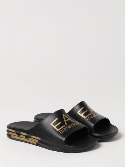 Ea7 Sandals Men Black 1