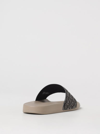 Ea7 Sandals Men Beige