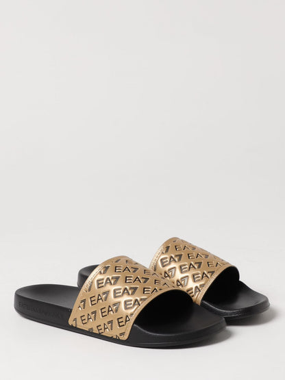 Ea7 Sandals Men Beige