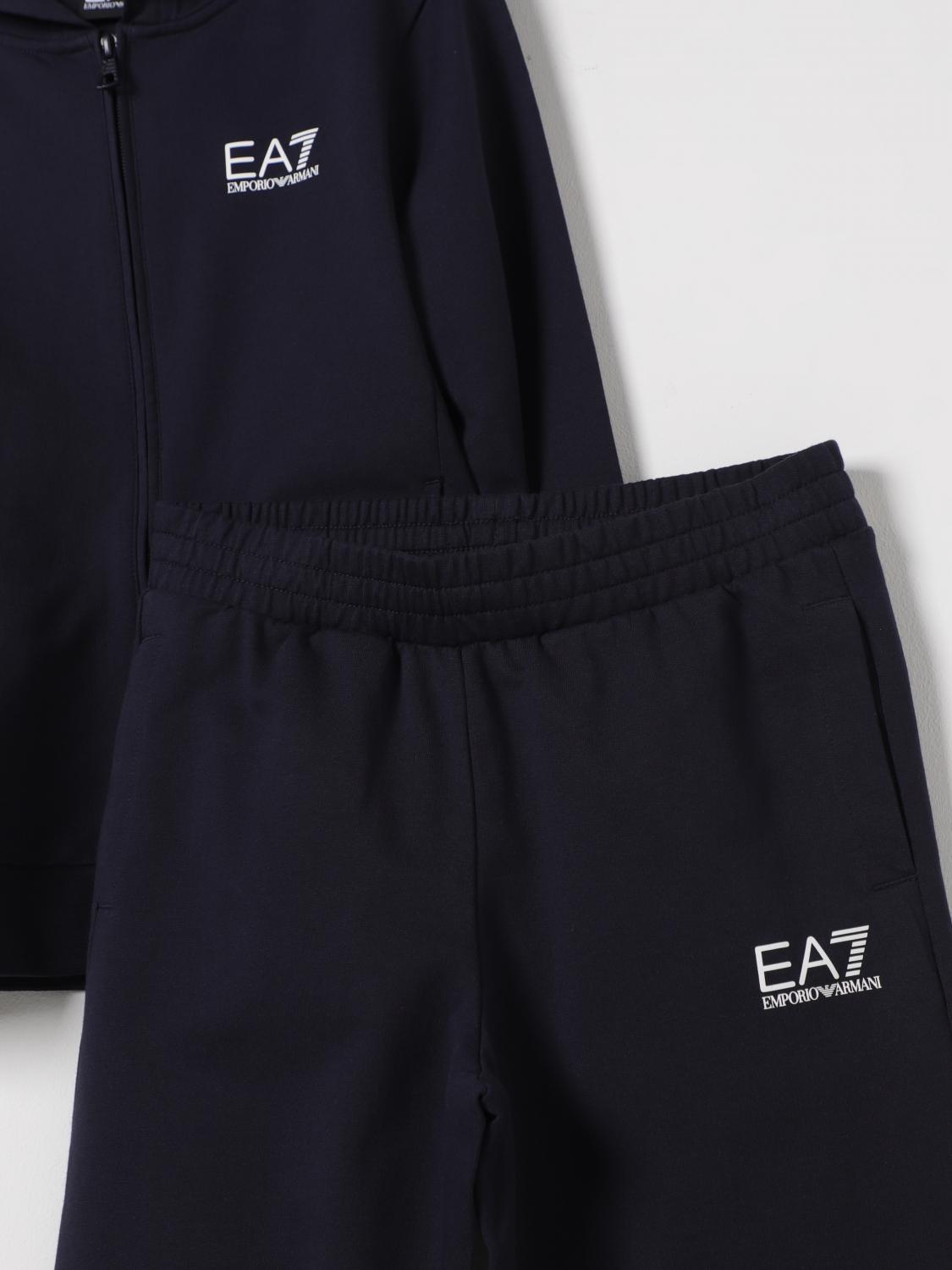 Ea7 Clothing Set Kids Blue