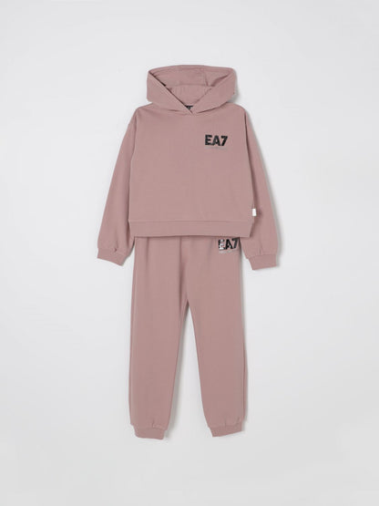 Ea7 Co Ords Kids Pink