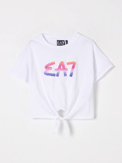Ea7 T Shirt Kids White