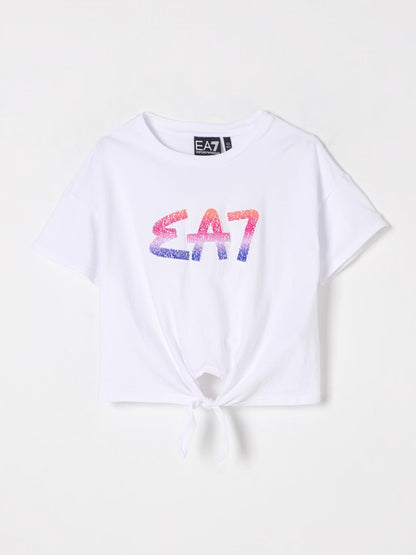 Ea7 T Shirt Kids Black